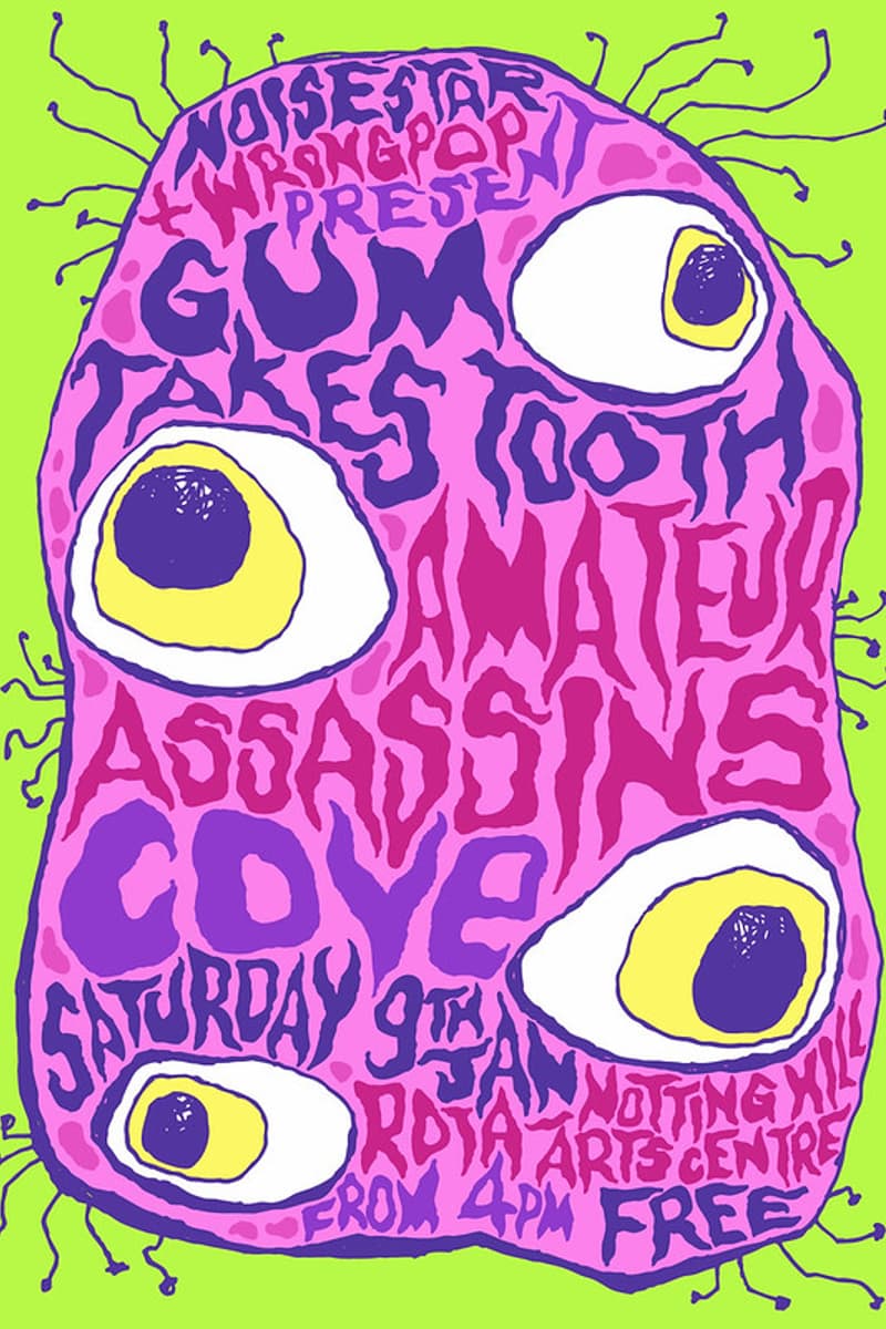 Amateur Assassins, Cove, Gum Takes Tooth - at Notting Hill Arts Centre - Notting Hill, London - Jan 9, 2010