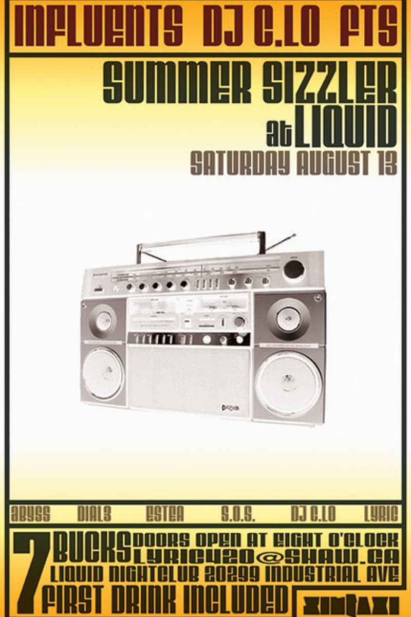 Uster, Abyss, Lyric, FTS, DJ C.Lo - at Liquid Nightclub - Langley