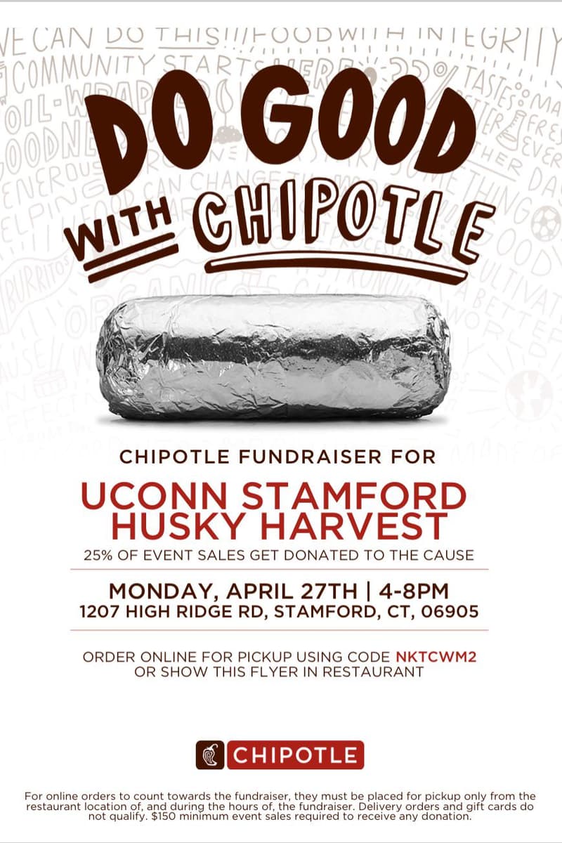 at Chipotle - Stamford, CT - Apr 27, 2020