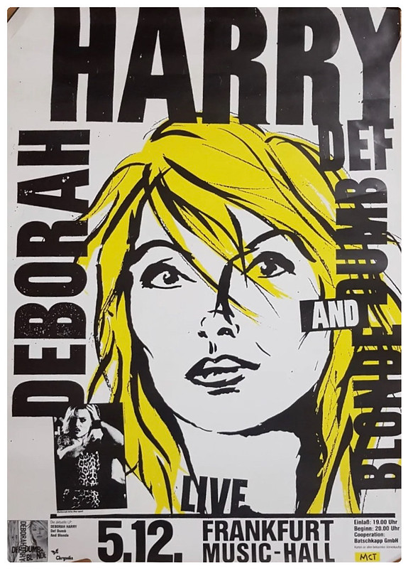 Deborah Harry, Blondie - at Frankfurt Music-Hall - Frankfurt - Dec 5, 1989