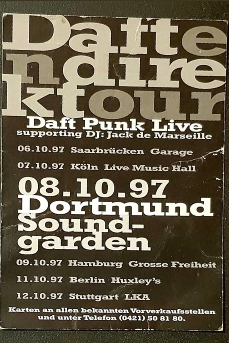 DJ Jack de Marseille, Daft Punk - at Soundgarden - Dortmund - Oct 8, 1997