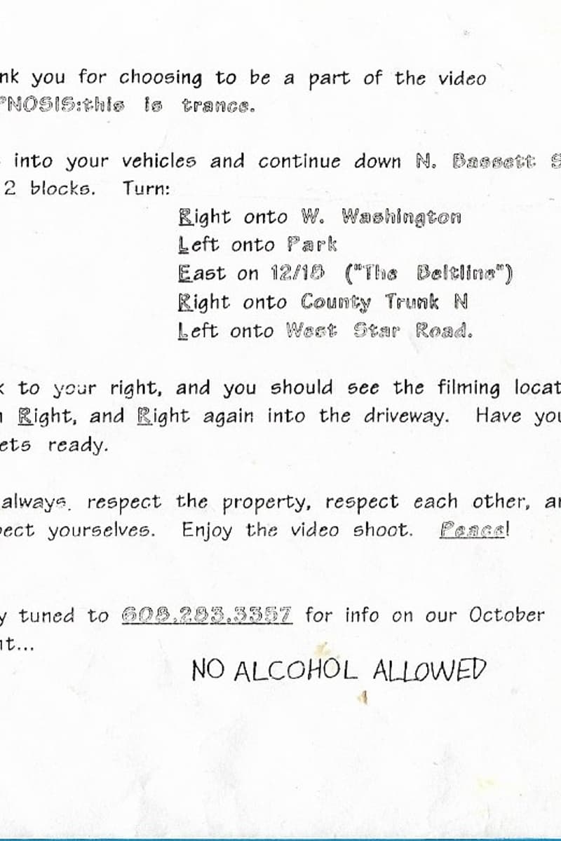 HYPNOSIS: this is trance - at Unknown private property/driveway location - Madison, WI