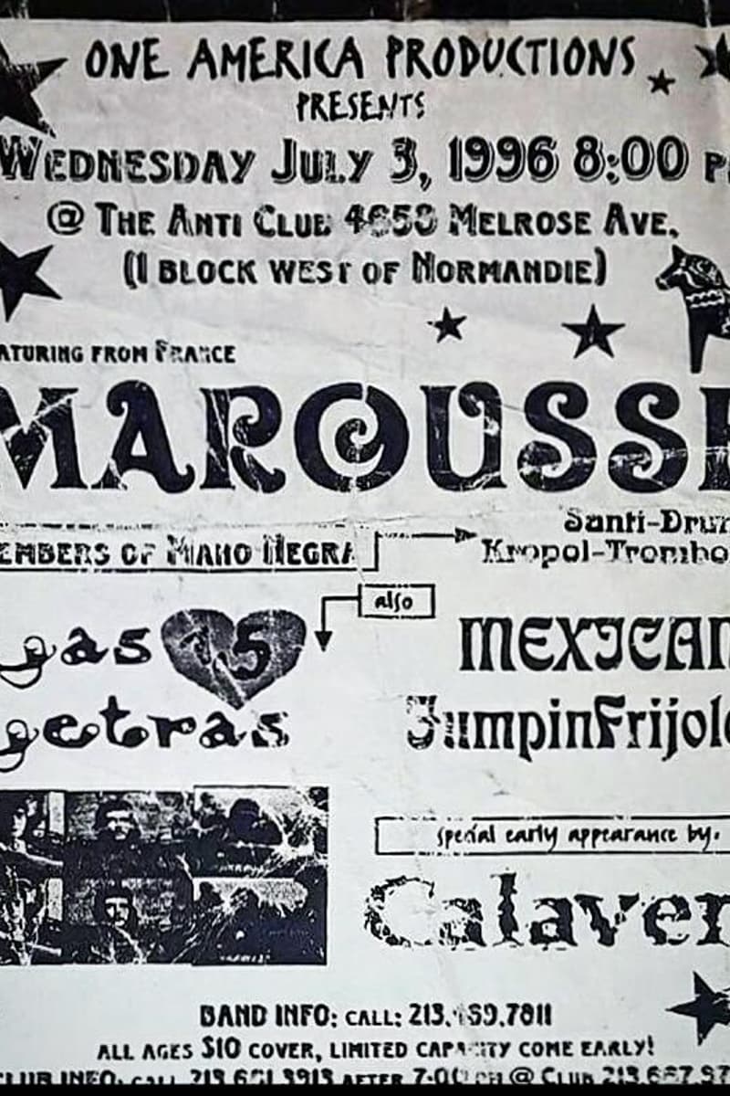 Las Letras, Calavera, Mexican Jumpin Frijoles, Marousse - at The Anti Club - Los Angeles, CA - Jul 3, 1996