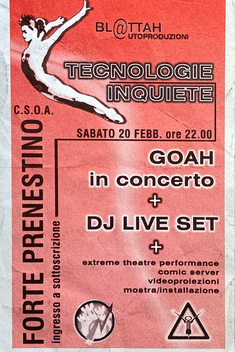 GOAH, DJ LIVE SET - at C.S.O.A. Forte Prenestino - Rome