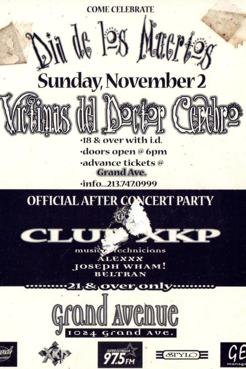 Joseph Wham!, Victimas del Doctor Cerebro, Alexxx, Beltran - at Grand Avenue - Los Angeles, CA - Nov 2, 1997