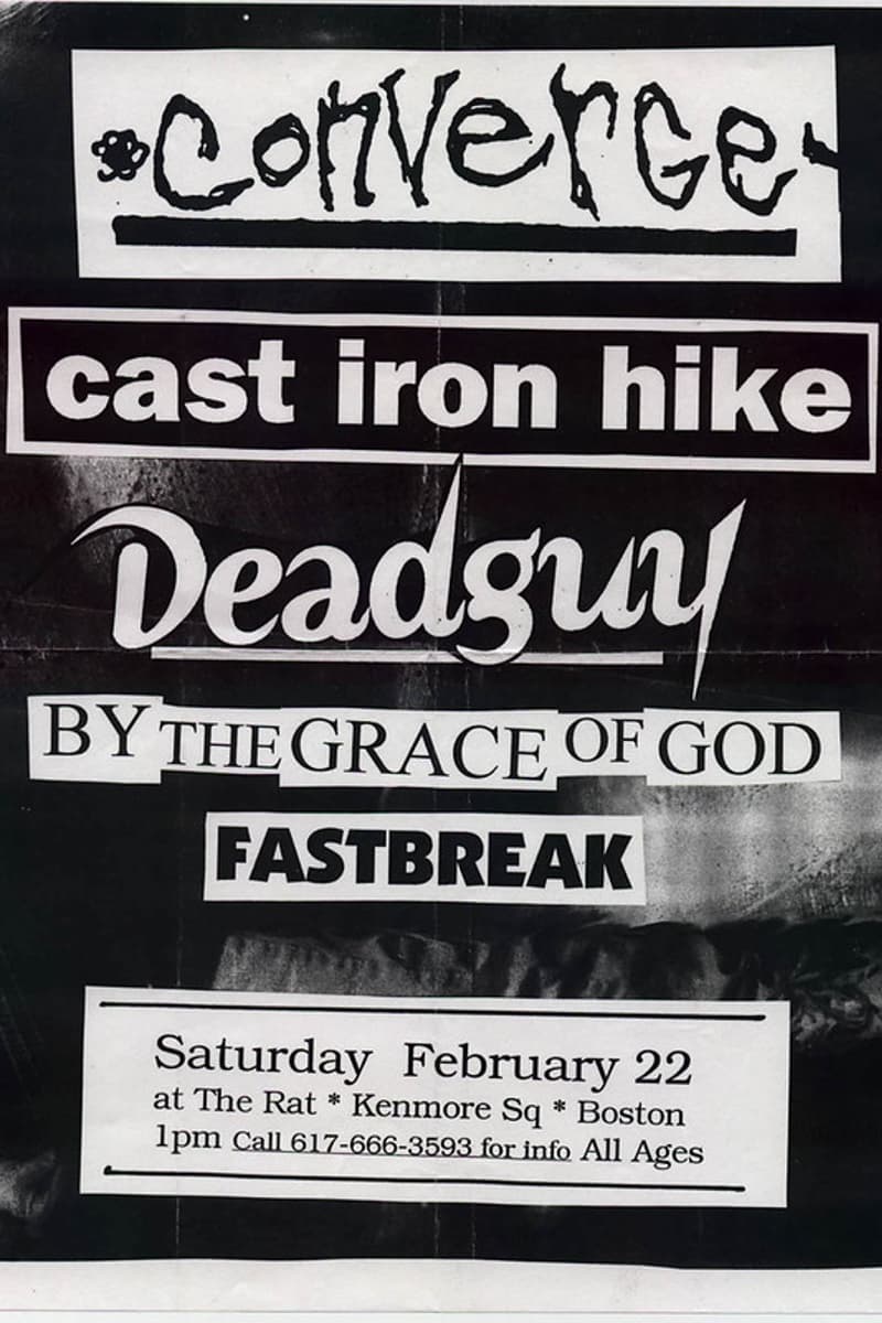 Fastbreak, Converge, By The Grace Of God, Cast Iron Hike, Deadguy - at The Rat - Boston, MA