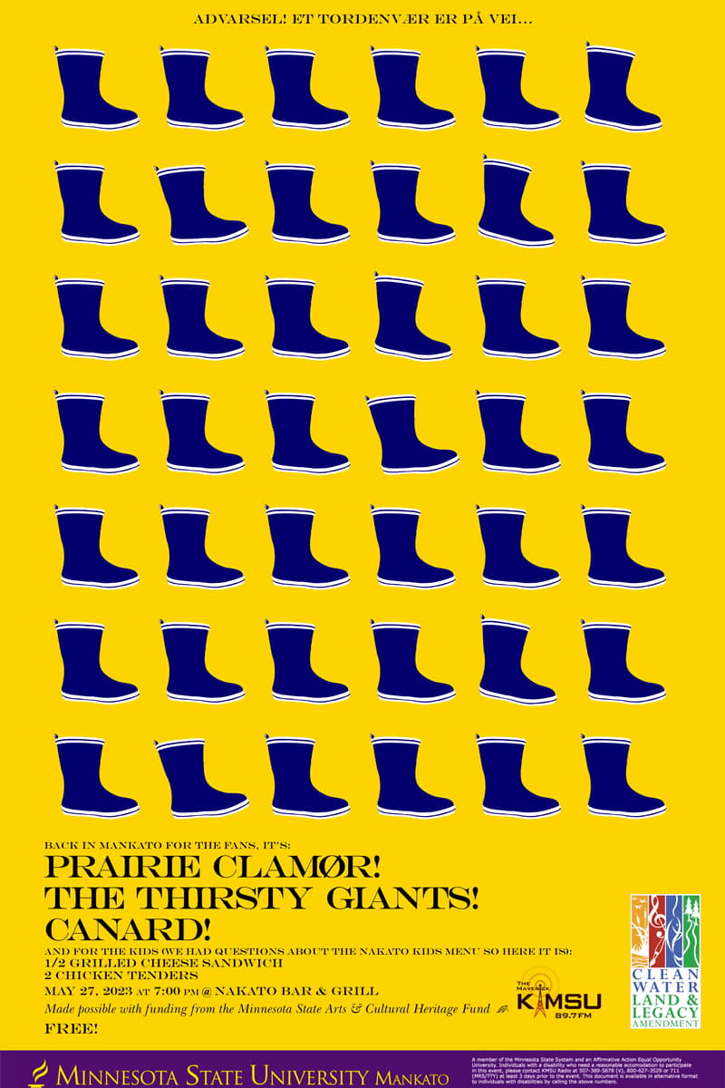 Prairie Clamør, Canard, The Thirsty Giants - at Nakato Bar & Grill - Mankato, MN - May 27, 2023