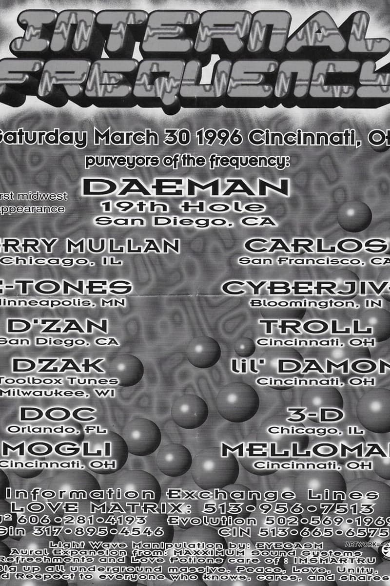 Terry Mullan, Lil' Damon, Doc, Daeman, 19th Hole - Cincinnati, OH - Mar 30, 1996