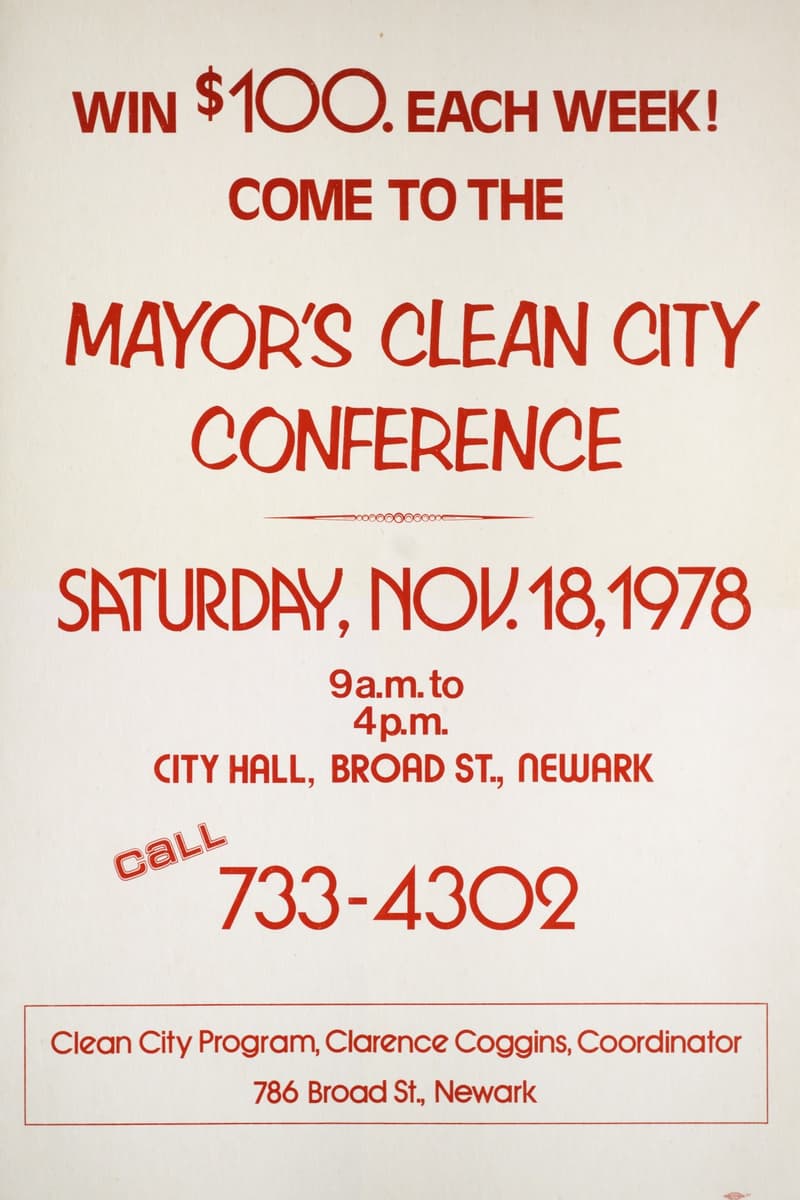 at City Hall - Newark, NJ - Nov 18, 1978