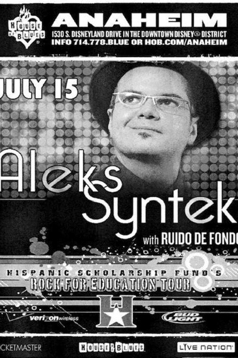 Aleks Syntek, Ruido De Fondo - at House of Blues Anaheim - Anaheim, CA