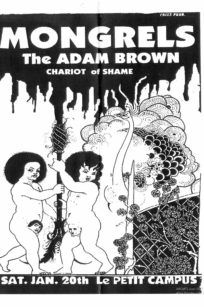 The Adam Brown Chariot of Shame, Mongrels - at Le Petit Campus - Montreal
