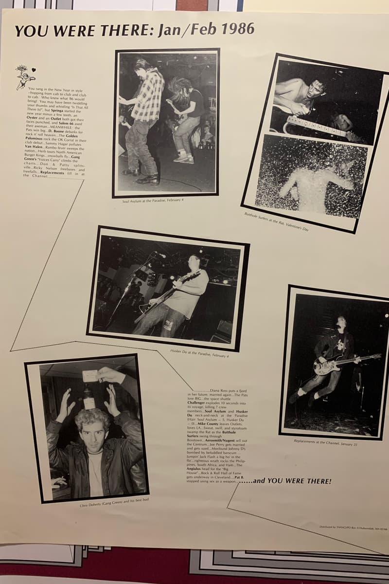 Gang Green, Soul Asylum, Golden Palominos, Chris Doherty, Hüsker Dü - at Multiple venues: Paradise, The Rat, The Channel - Boston, MA