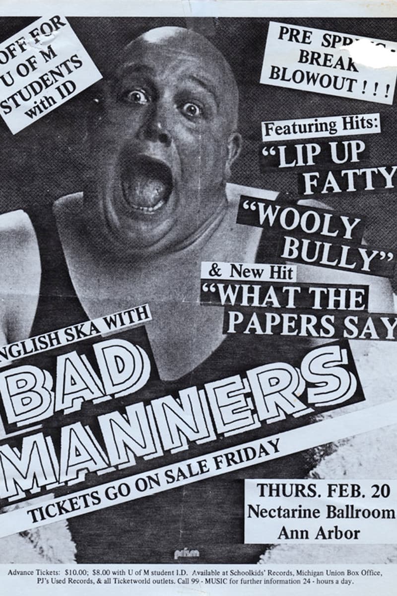 Bad Manners - at Nectarine Ballroom - Ann Arbor, MI