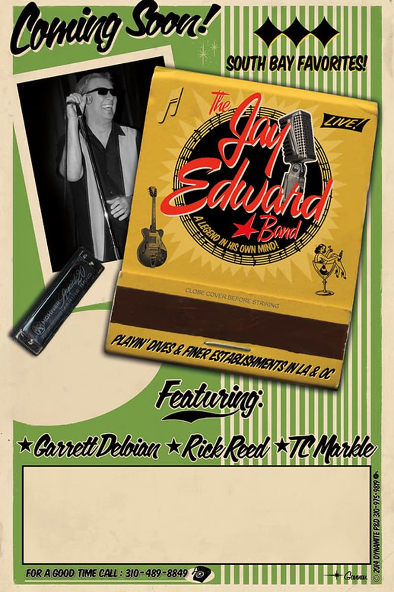 Garrett Delbian, The Jay Edward Band, Rick Reed, TC Markle - Los Angeles / Orange County, CA