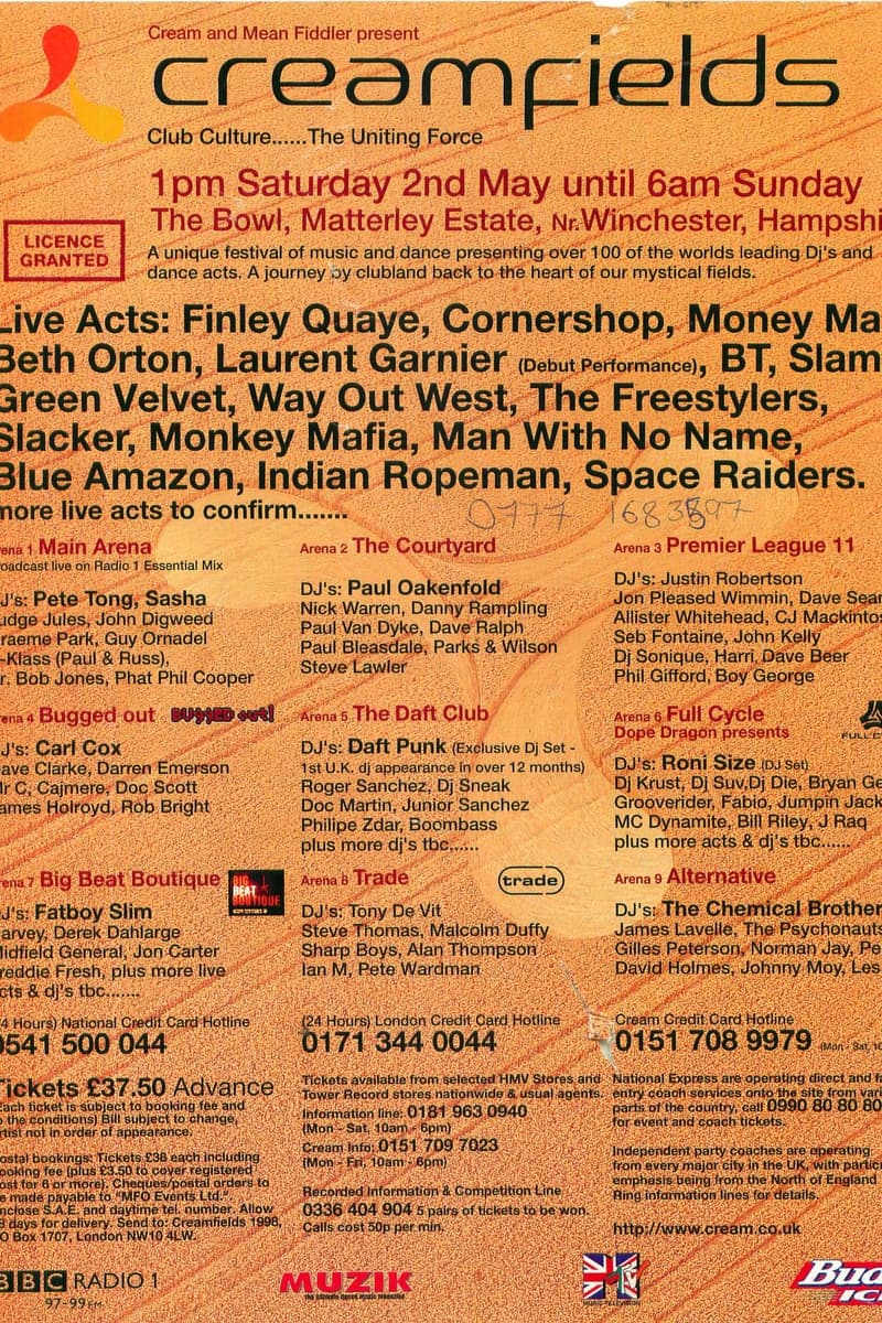 Dave Beer, Monkey Mafia, Roni Size, The Freestylers, Norman Jay - Winchester, Hampshire - May 2, 1998