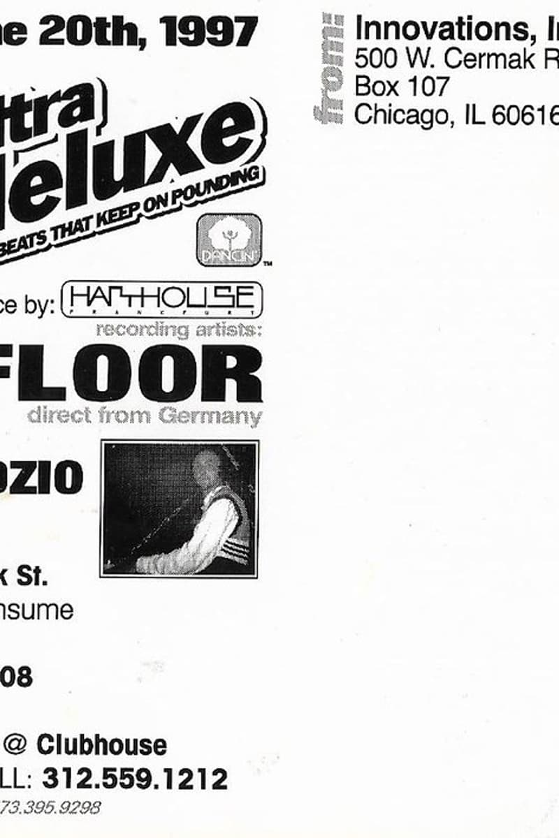 Oliver Bondzio, Hardfloor - at Metro - Chicago, IL - Jun 20, 1997
