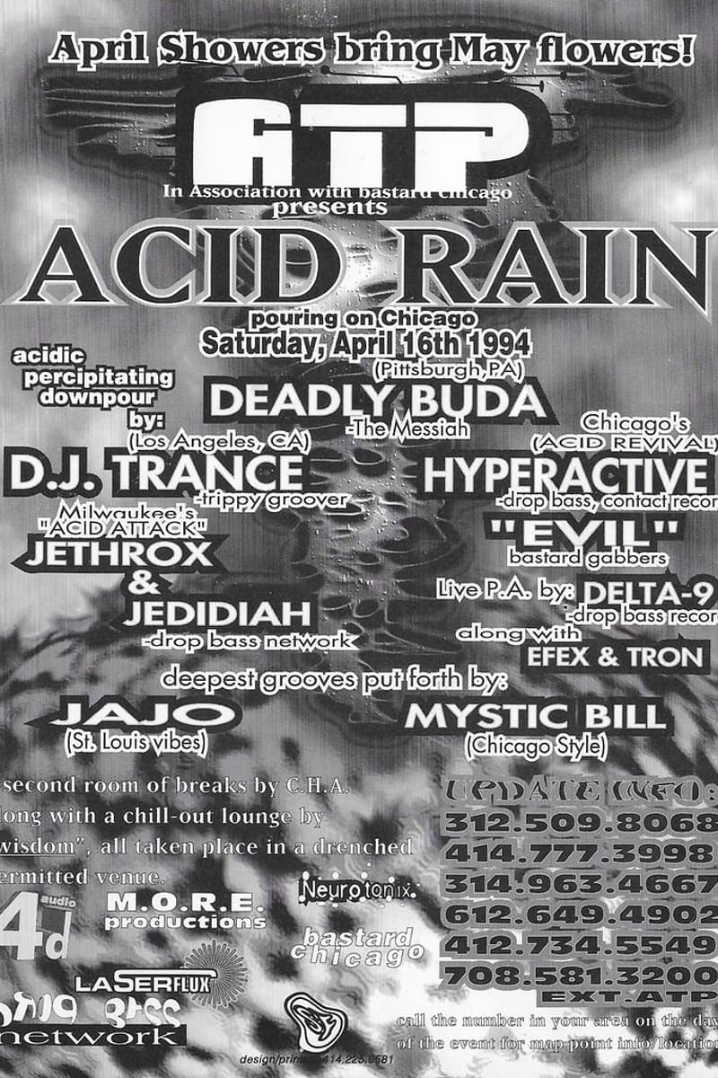 Delta-9, C.H.A., Evil, Efex & Tron, Wisdom - Pittsburgh, PA - Apr 16, 1994