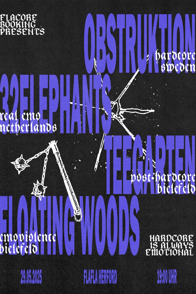 Teegarten, Obstruktion, 32 Elephants, Floating Woods - at Flafla Herford - Herford - May 29, 2025