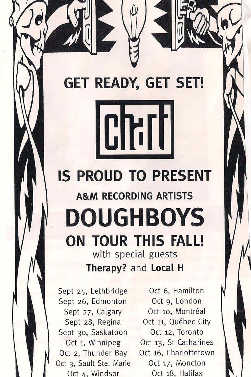 Doughboys, Therapy?, Local H - Multiple cities across Canada