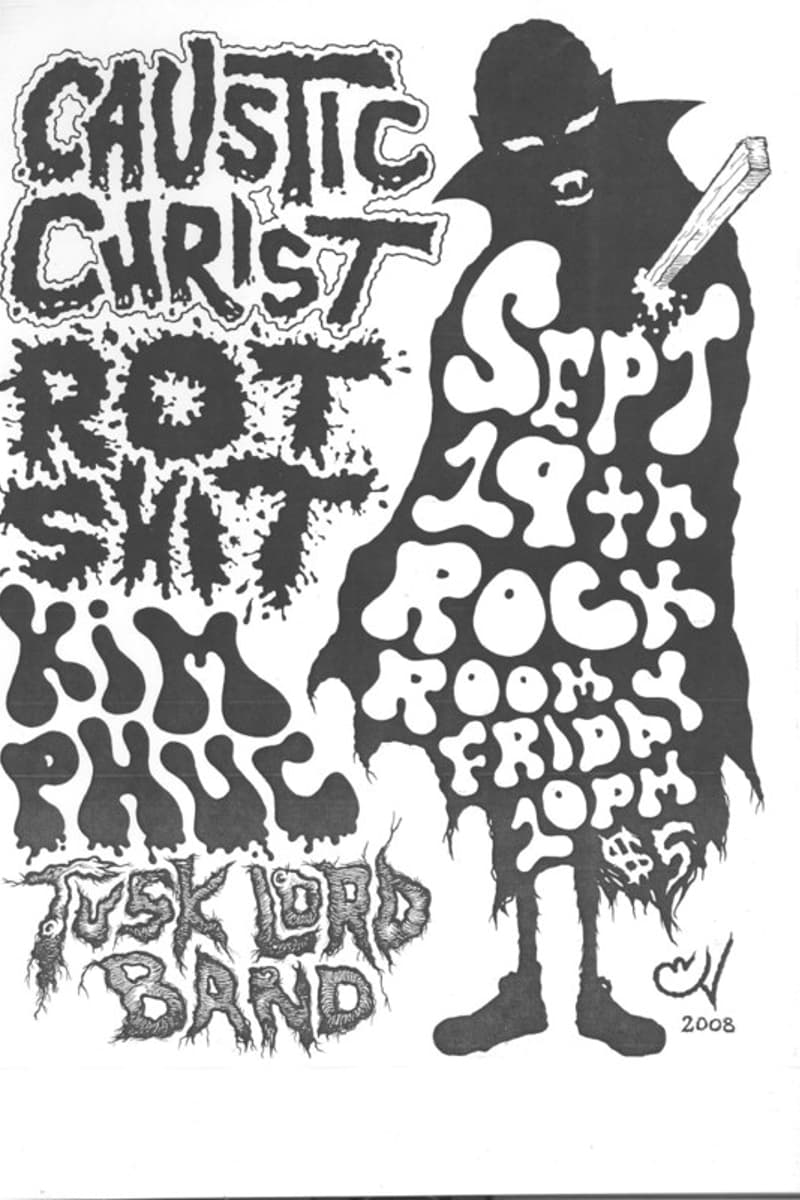 Kim Phuc, Tusk Lord Band, Rot Shit, Caustic Christ - at Rock Room - Sep 19, 2008