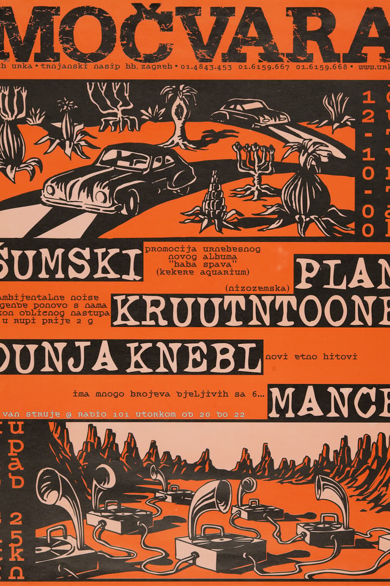 Dunja Knebl, Šumski Plan, Kruutntoone, Mance - at Močvara (Klub URKa) - Zagreb