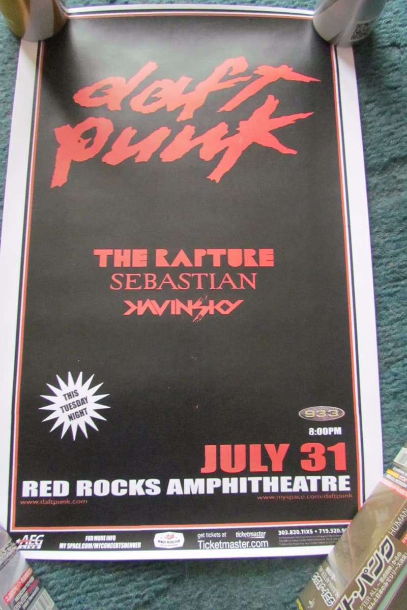 The Rapture, kavinsky, Daft Punk, sebastian - at Red Rocks Amphitheatre - Denver, CO