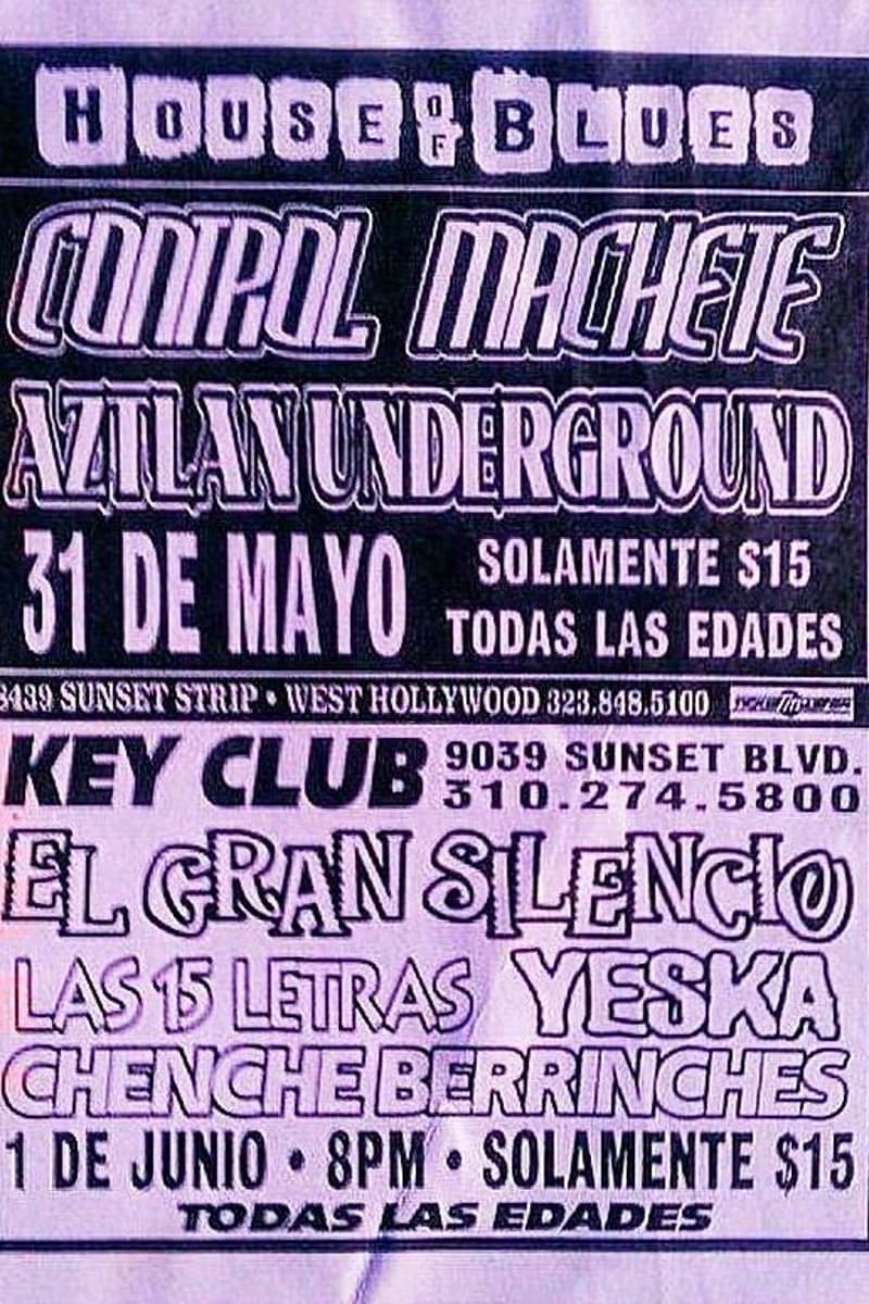 El Gran Silencio, Las 15 Letras, Control Machete, Yeska, Chenche Berrinches - at House of Blues / Key Club - West Hollywood, CA
