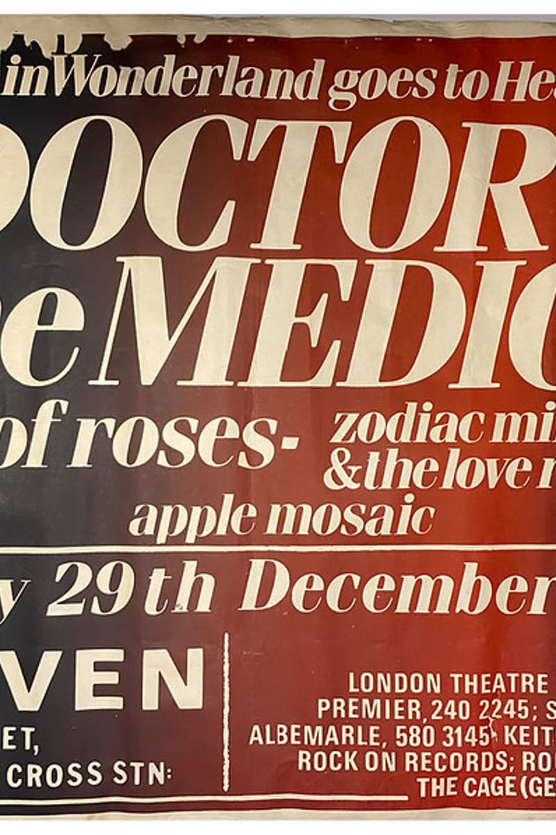 Doctor & the Medics, Zodiac Mindwarp & the Love Reaction, Apple Mosaic, Ring of Roses - at Heaven - London - Dec 29, 1985