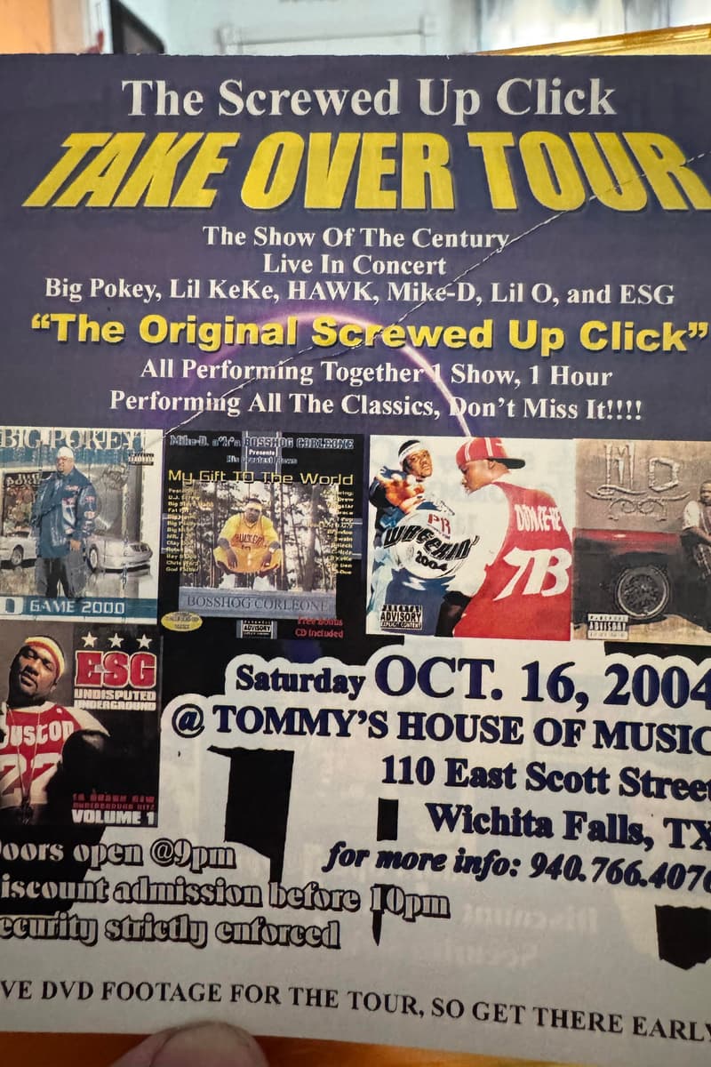 Lil KeKe, The Screwed Up Click, Big Pokey, HAWK, Lil O - at Tommy's House of Music - Wichita Falls, TX - Oct 16, 2004