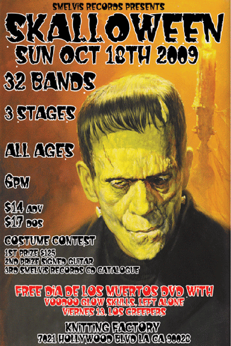 Viernes 13, Voodoo Glow Skulls, Los Creepers, Left Alone - at Knitting Factory - Los Angeles, CA - Oct 18, 2009
