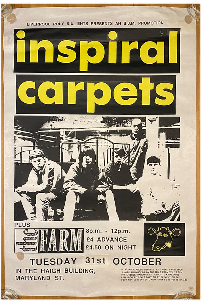 Inspiral Carpets, The Farm - at The Haigh Building - Liverpool - Oct 31, 1989