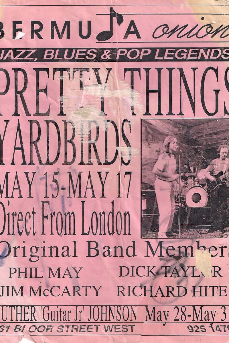 Luther 'Guitar Jr' Johnson, Pretty Things, Yardbirds - at Bermuda Onion - Toronto