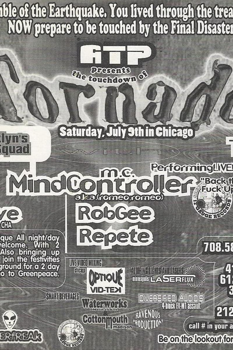 Terry Mullan, Merlin, RobGee, Brooklyn's Riot Squad, Repete - at Unknown - 37,000 sq.ft. permitted venue - Chicago, IL - Jul 9, 1994
