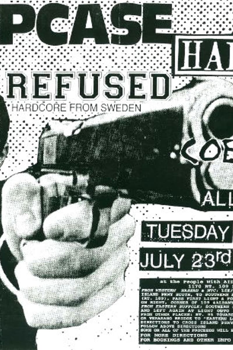 Snapcase, Coercion, Half Man, Refused - at People With AIDS Coalition of Long Island - Lindenhurst, NY - Jul 23, 1996