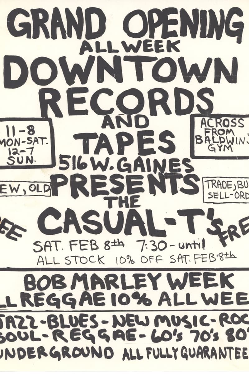 The Casual-T's - at Downtown Records and Tapes - Tallahassee, FL