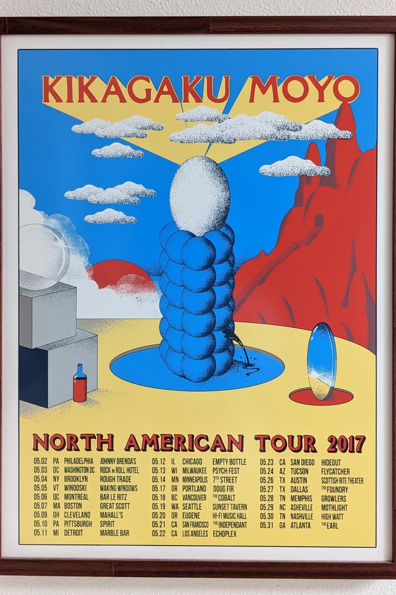 Kikagaku Moyo - at Multiple venues (tour poster) - Multiple cities (North American Tour)
