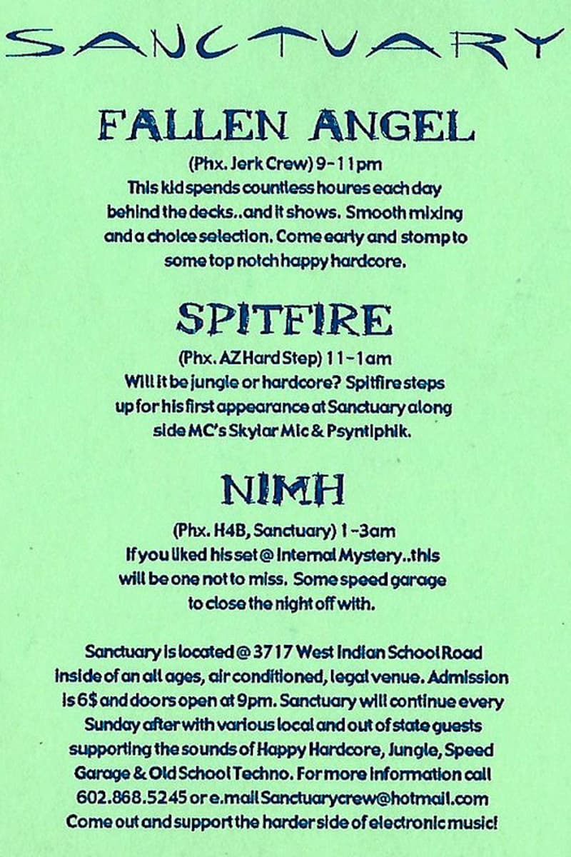nimh, Spitfire, Fallen Angel, Psyntiphik, Skylar Mic - at Sanctuary - Phoenix, AZ