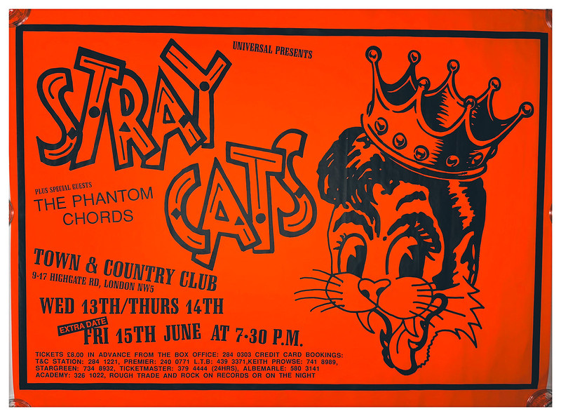 Stray Cats, The Phantom Chords - at Town & Country Club - London - Jun 15, 1990