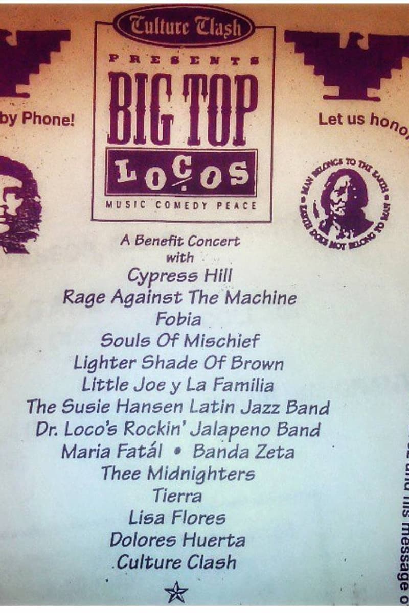 Cypress Hill, Culture Clash, The Susie Hansen Latin Jazz Band, Fobia, Dr. Loco's Rockin' Jalapeno Band