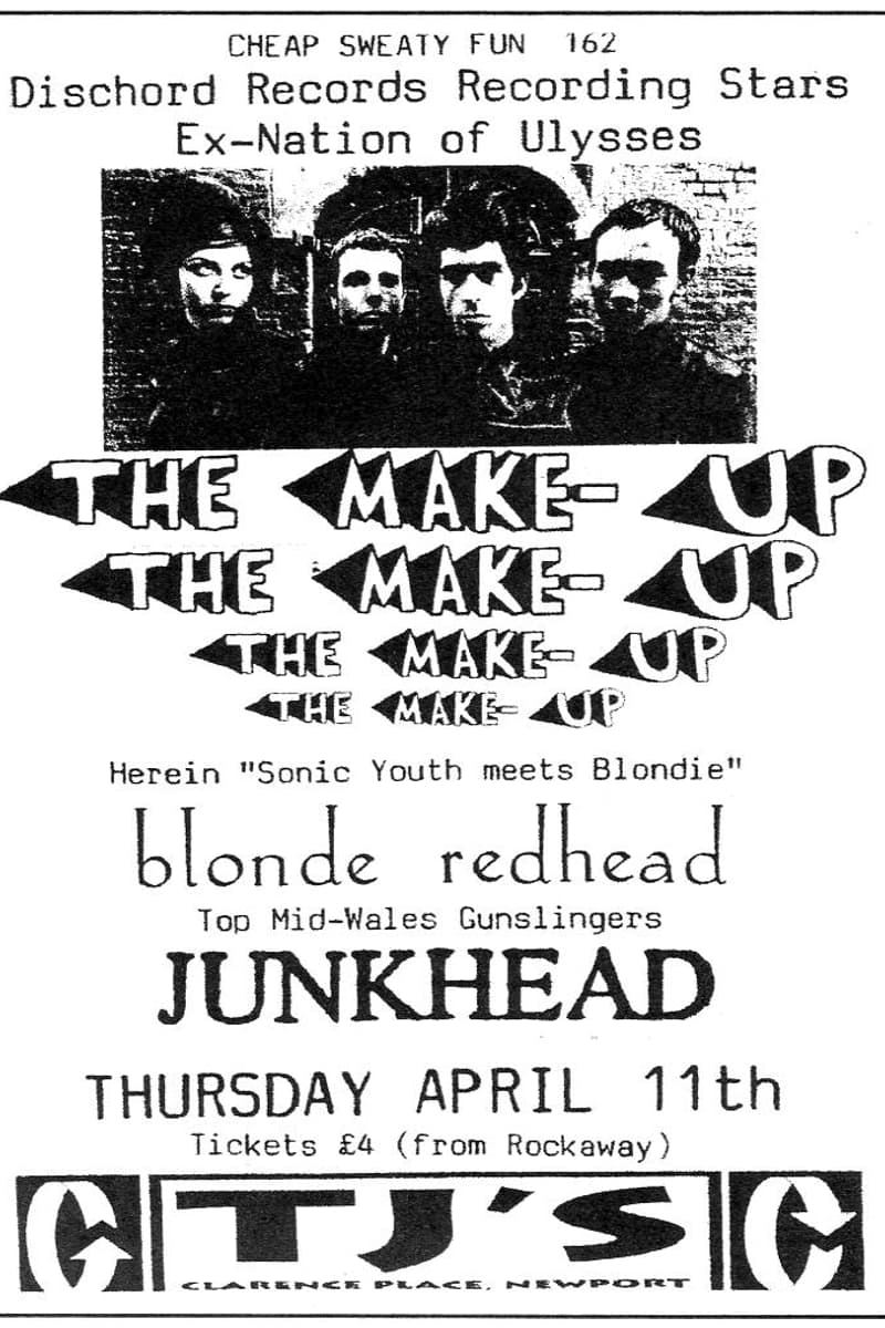 Blonde Redhead, Junkhead, The Make-Up - at TJ's - Newport