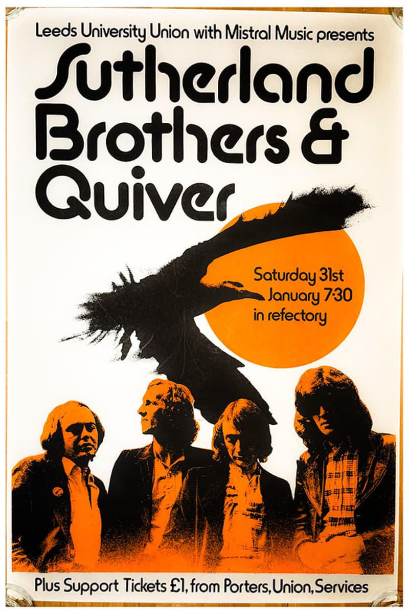 Sutherland Brothers & Quiver - at Leeds University Union (Refectory) - Leeds - Jan 31, 1976