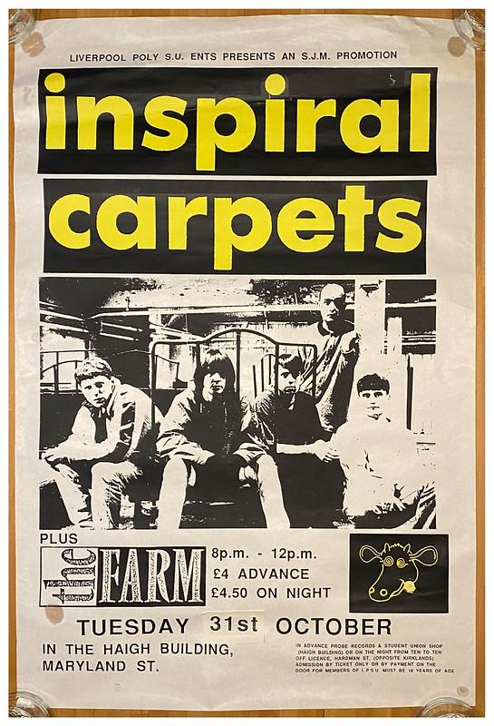 Inspiral Carpets, The Farm - at The Haigh Building - Liverpool - Oct 31, 1989