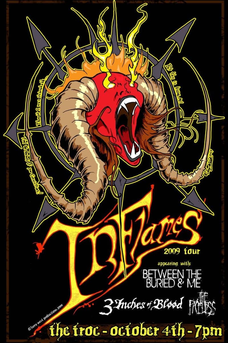 3 Inches of Blood, Between The Buried & Me, In Flames, The Faceless - at The Troc - Philadelphia, PA - Oct 4, 2009