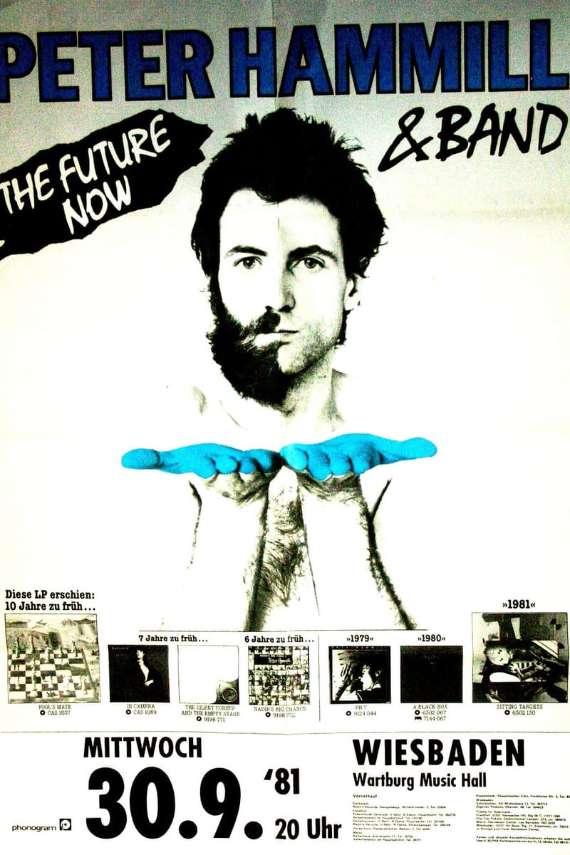 Peter Hammill & Band, Peter Hammill - at Wartburg Music Hall - Wiesbaden - Sep 30, 1981