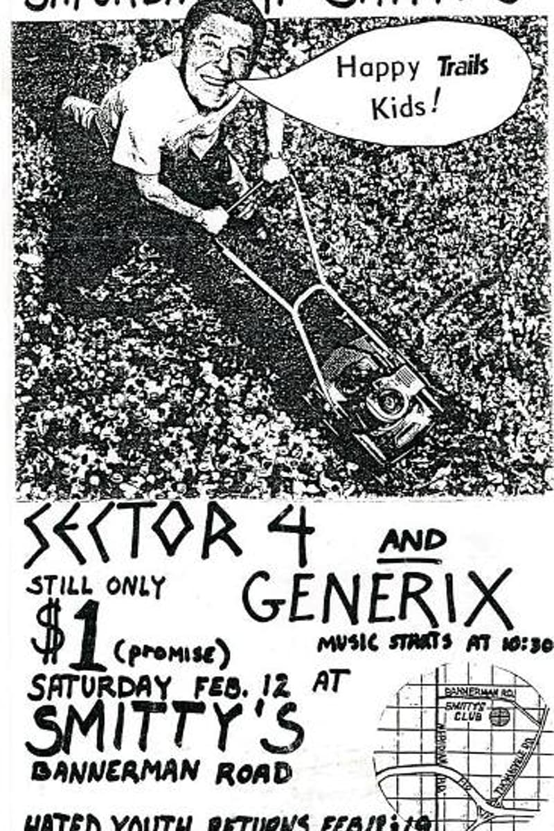 Generix, Sector 4, Hated Youth - at Smitty's Club - Baltimore, MD - Feb 12, 1983