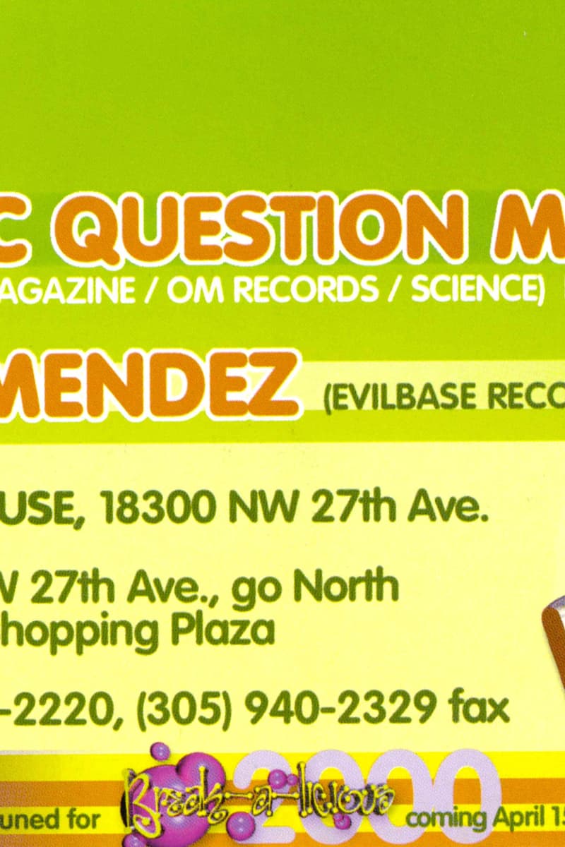 Surgical, Mr Mendez, Raymond Roker, PoPo, MC Question Mark - at Club House - Miami, FL - Feb 26, 2000
