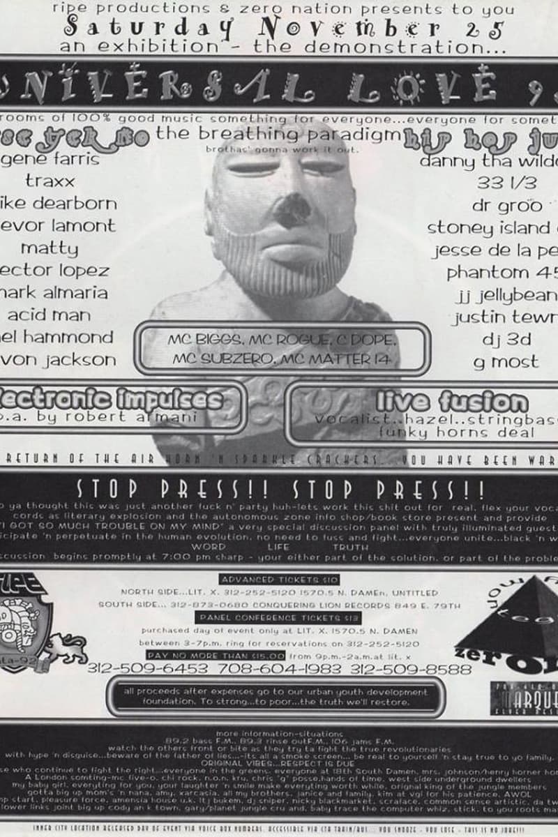 G Most, MC Rogue, Phantom 45, Trevor Lamont, Gene Farris - Chicago, IL - Nov 25, 1995