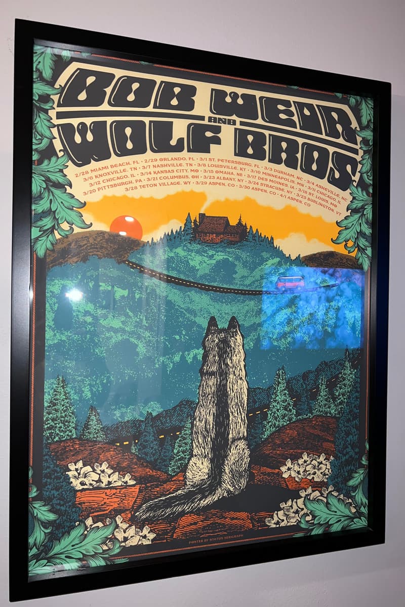 Bob Weir, Wolf Bros - Multiple cities (tour poster), Multiple states