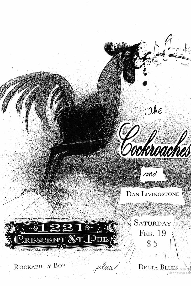 The Cockroaches, Dan Livingstone - at Crescent St. Pub - Montreal, QC