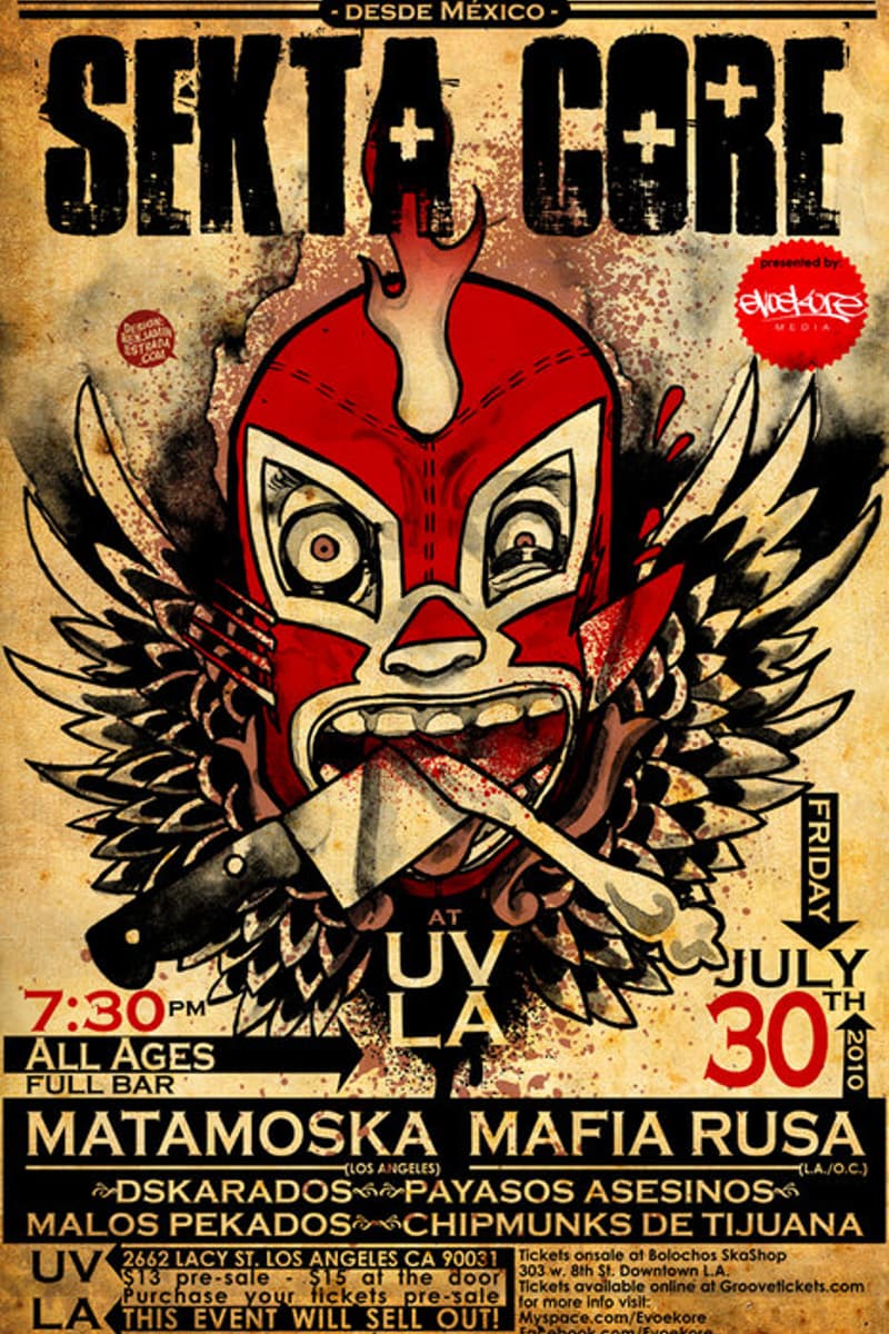 Matamoska, Payasos Asesinos, Sekta Core, Mafia Rusa, Malos Pekados - at UV LA - Los Angeles, CA - Jul 30, 2010